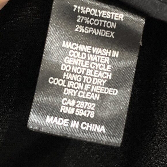 Rachel Zoe Blazer Womens M Black Textured Knit Jacket Ruched Sleeves Open Front - Picture 5 of 7